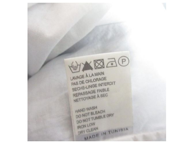 Autre Marque Carven Gestreiftes Hemdkleid Schwarz Blau Hellblau - Ansicht 9