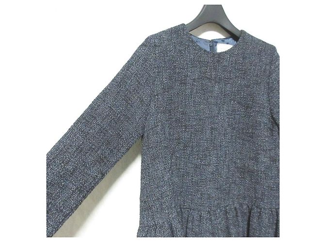 Autre Marque Top Pullover de Tweed Misto UNITED ARROWS Azul - vista 3