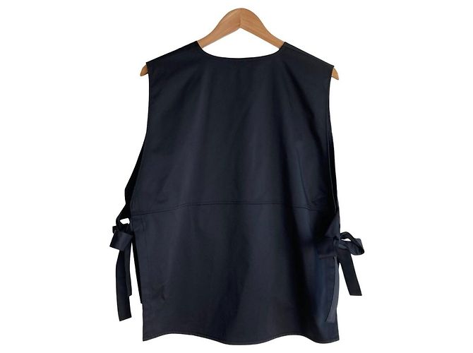 Autre Marque LIMONTA Nylon Multi-Pocket Weste Schwarz - Ansicht 2