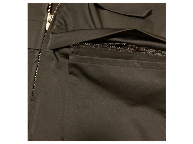 Autre Marque LIMONTA Nylon Multi-Pocket Weste Schwarz - Ansicht 5