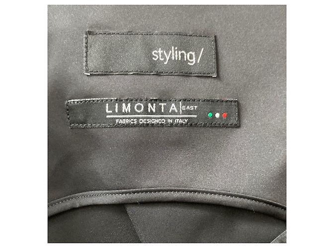 Autre Marque LIMONTA Nylon Multi-Pocket Weste Schwarz - Ansicht 6