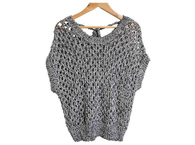Autre Marque PROPORTION BODY DRESSING 2-Wege-Kleid-Set aus Bandgarnstrick Lila - Ansicht 3