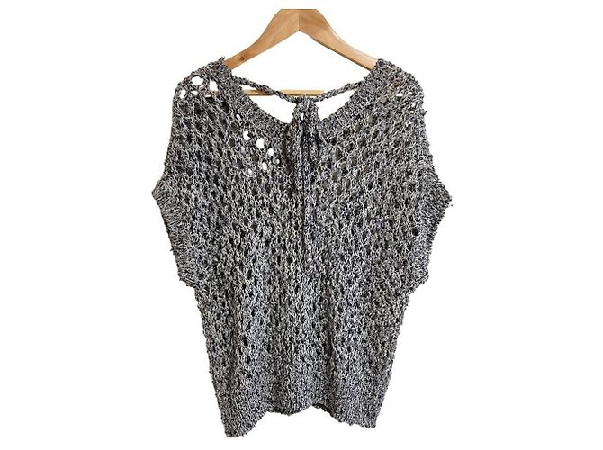 Autre Marque PROPORTION BODY DRESSING 2-Wege-Kleid-Set aus Bandgarnstrick Lila - Ansicht 4