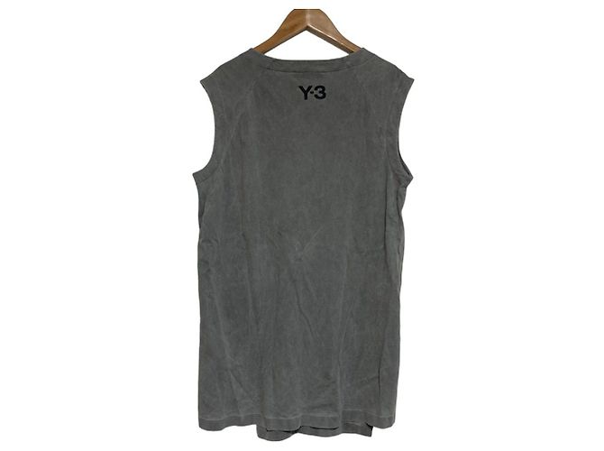 Autre Marque T-shirt sem mangas com estampado gráfico Y-3 Marrom - vista 2