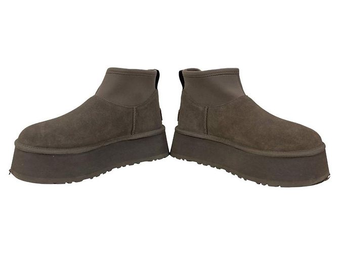 Botines de plataforma UGG Classic Mini Dipper Castaño - vista 4