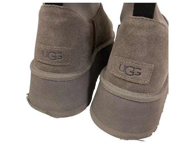 Botines de plataforma UGG Classic Mini Dipper Castaño - vista 8