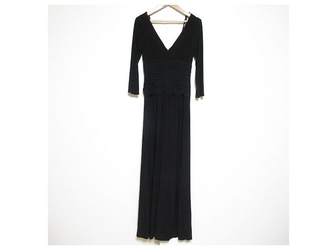 Autre Marque TADASHI SHOJI Collection langes Abendkleid Schwarz - Ansicht 2