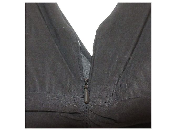 Autre Marque TADASHI SHOJI Collection langes Abendkleid Schwarz - Ansicht 4