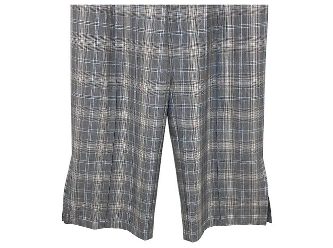 Autre Marque GALLARDAGALANTE Pantalones anchos de cuadros Castaño Beige - vista 3
