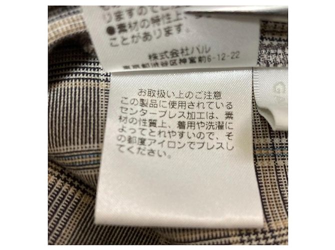 Autre Marque GALLARDAGALANTE Pantalones anchos de cuadros Castaño Beige - vista 9