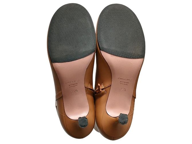 Autre Marque PELLICO VOLTA Leder Stiefeletten Braun Kamel - Ansicht 14