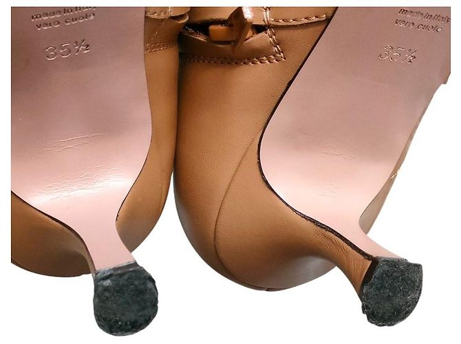 Autre Marque PELLICO VOLTA Leder Stiefeletten Braun Kamel - Ansicht 16
