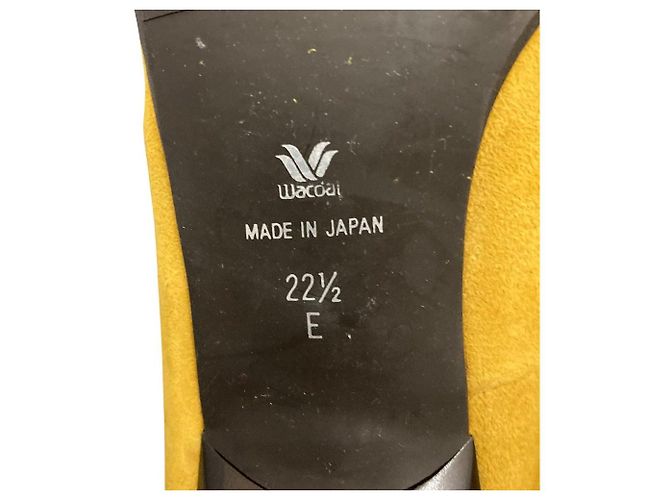Autre Marque Décolleté in camoscio Wacoal success walk Giallo - vista 8