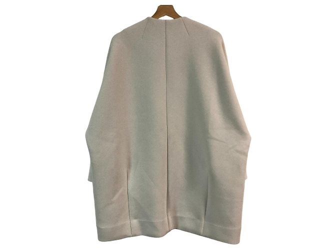 Autre Marque Mila Owen Cocoon Half Coat Crudo - vista 2