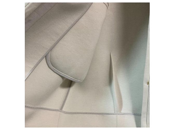 Autre Marque Mila Owen Cocoon Half Coat Crudo - vista 4