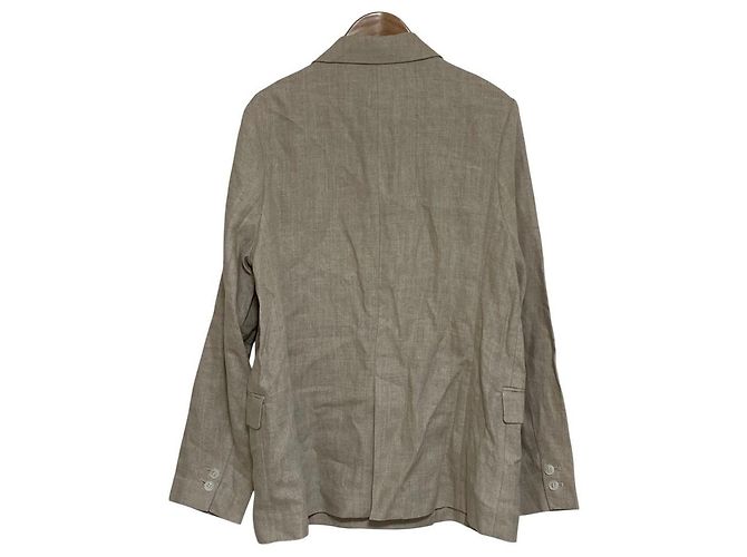 Autre Marque Chaqueta de lino Loungedress Beige - vista 2