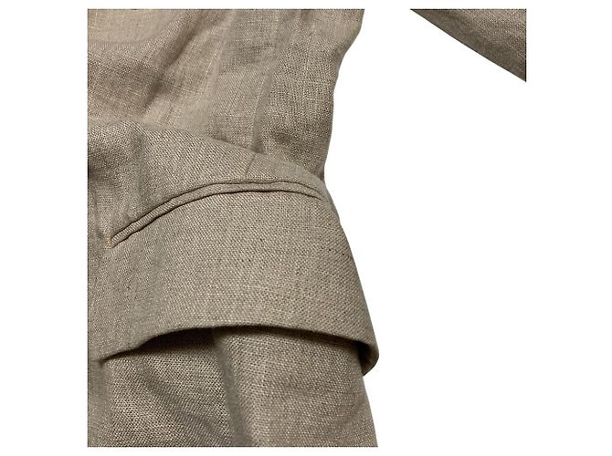 Autre Marque Chaqueta de lino Loungedress Beige - vista 4