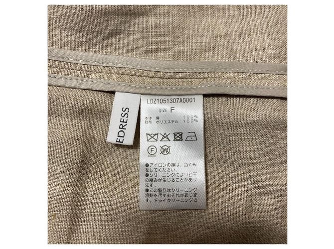 Autre Marque Chaqueta de lino Loungedress Beige - vista 5
