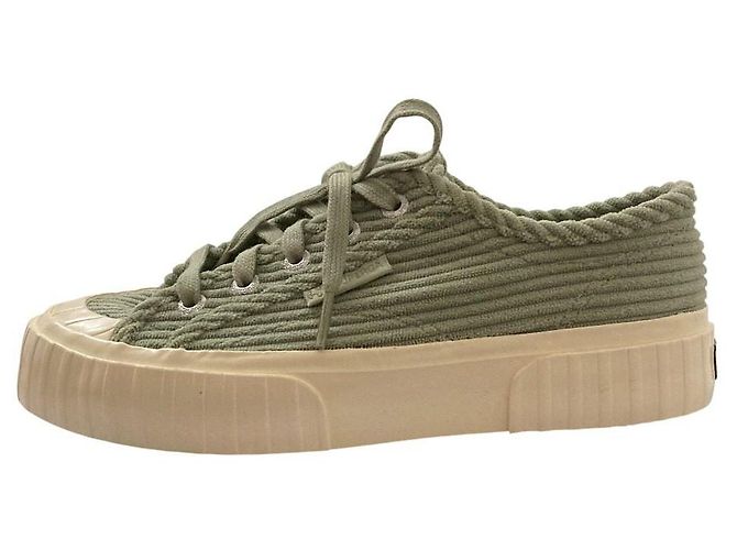 Autre Marque Superga 2630 STRIPE CORDUROY Cord Sneaker Grün - Ansicht 3