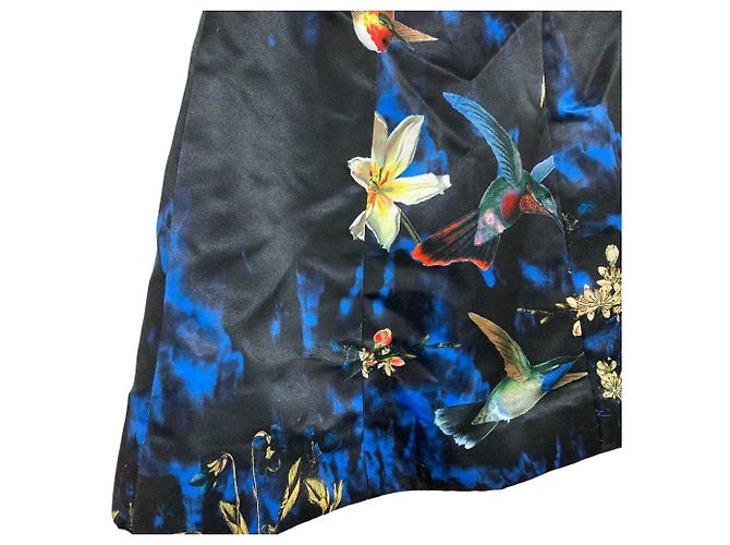 Autre Marque Alice + Olivia A-Linien-Rock mit Blumenprint - Ansicht 2