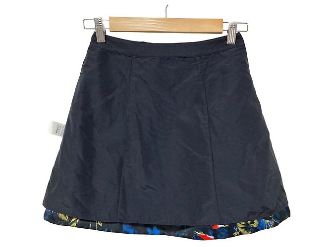 Autre Marque Alice + Olivia A-Linien-Rock mit Blumenprint - Ansicht 5