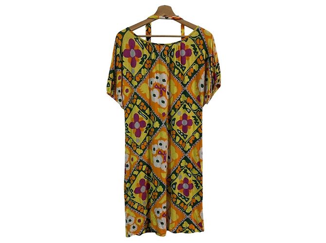 Autre Marque Vestido Marimekko VERA Amarillo - vista 2