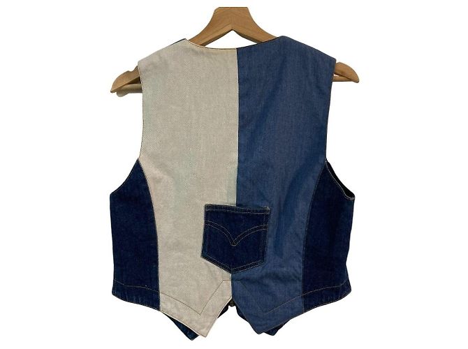 Autre Marque Chaleco de denim Olleborebla Alberobello Azul - vista 2
