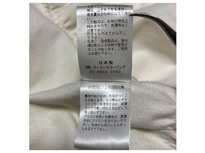 Autre Marque yori Nukunuku Bluse mit Stufenvolants Weiß - Ansicht 6
