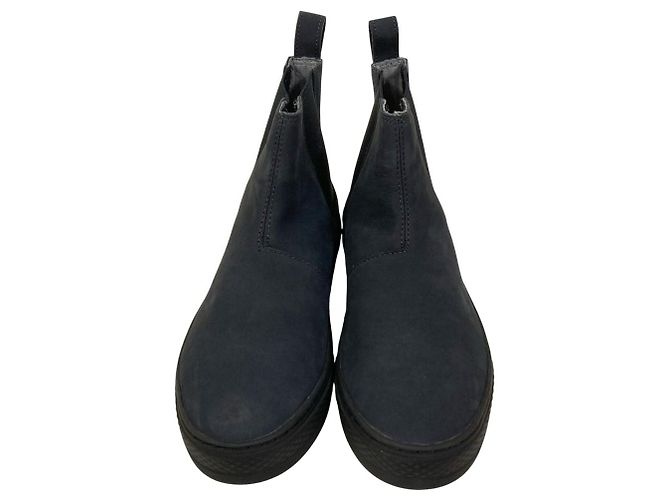 Autre Marque Converse COUPE EPAIS SIDEGORE Short Boots Bleu Bleu Marine - vue 3