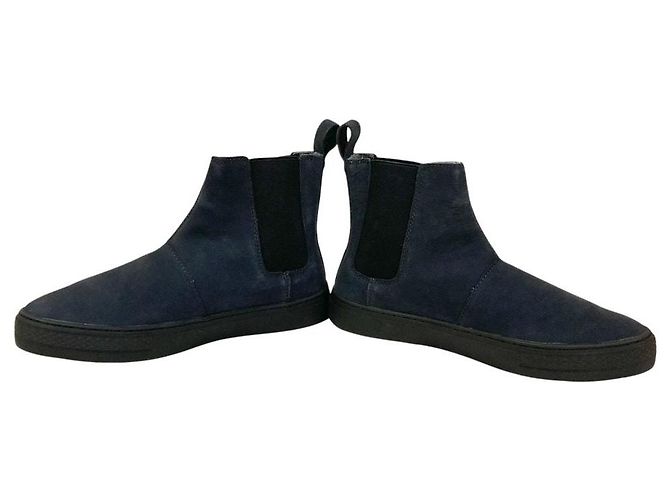 Autre Marque Converse COUPE EPAIS SIDEGORE Short Boots Bleu Bleu Marine - vue 4