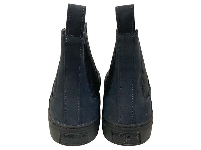 Autre Marque Converse COUPE EPAIS SIDEGORE Short Boots Bleu Bleu Marine - vue 5