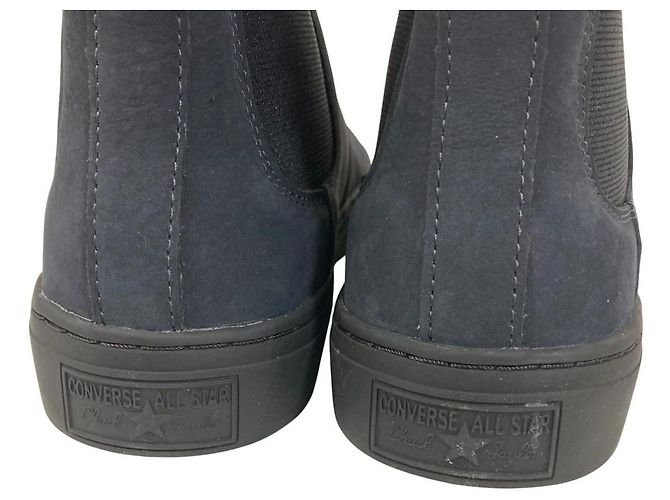 Autre Marque Converse COUPE EPAIS SIDEGORE Short Boots Bleu Bleu Marine - vue 8