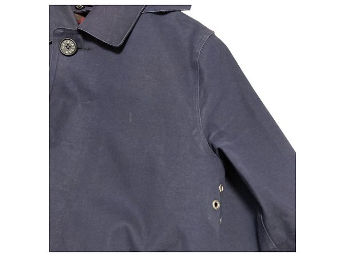 Cappotto gommato Mackintosh Blu Blu navy - vista 14