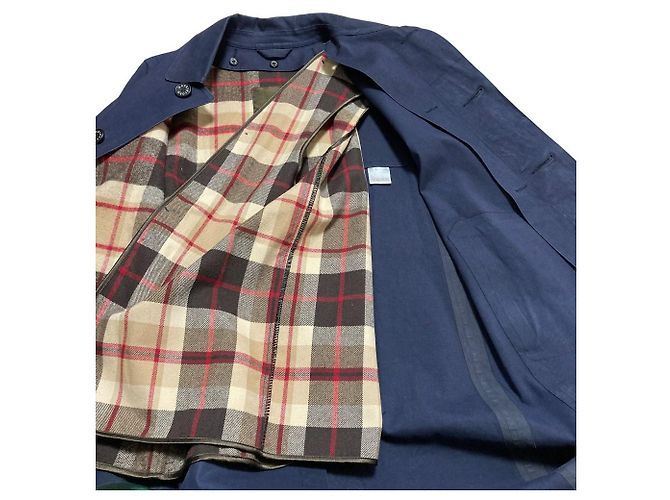 Cappotto gommato Mackintosh Blu Blu navy - vista 7