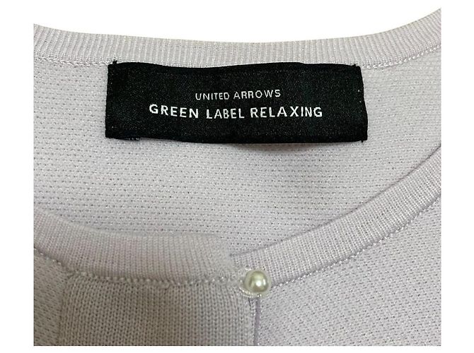 Autre Marque green label relaxing Colete de malha Peplum com pérolas falsas Petit - vista 6