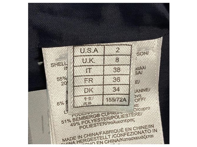 Autre Marque Vestido de forro polar rojo Brooks Brothers Azul - vista 4