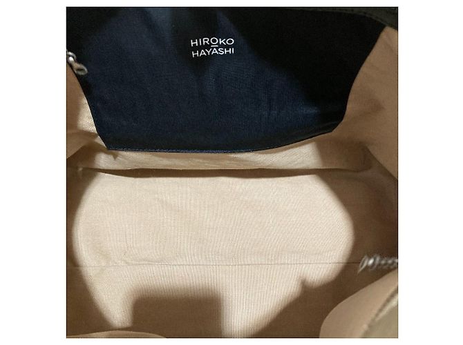 Autre Marque HIROKO HAYASHI MAGENTA Leder Tote Bag Braun Schwarz - Ansicht 9
