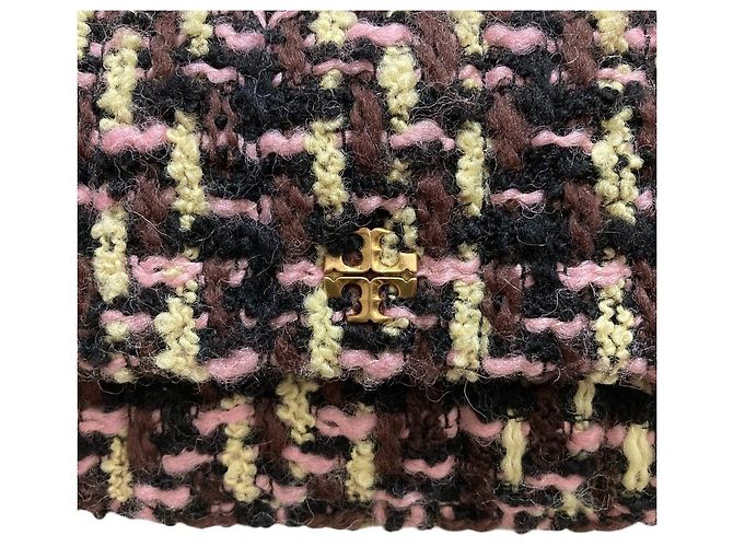 Tory Burch Kira Tweed Mini Flap Chain Shoulder Bag Multicolor - vista 4