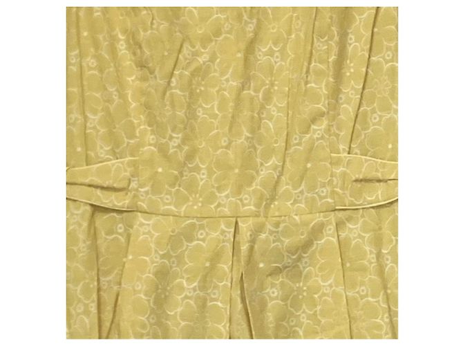 Autre Marque Robe brodée TOCCA Jaune - vue 2