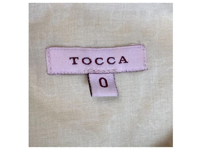 Autre Marque Robe brodée TOCCA Jaune - vue 4