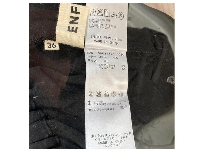 Autre Marque ENFOLD Easy Tuck Pants Schwarz - Ansicht 5