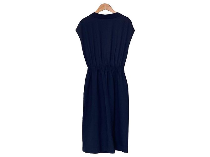 Autre Marque Vestido STRAWBERRY-FIELDS French Sleeve Azul - vista 3