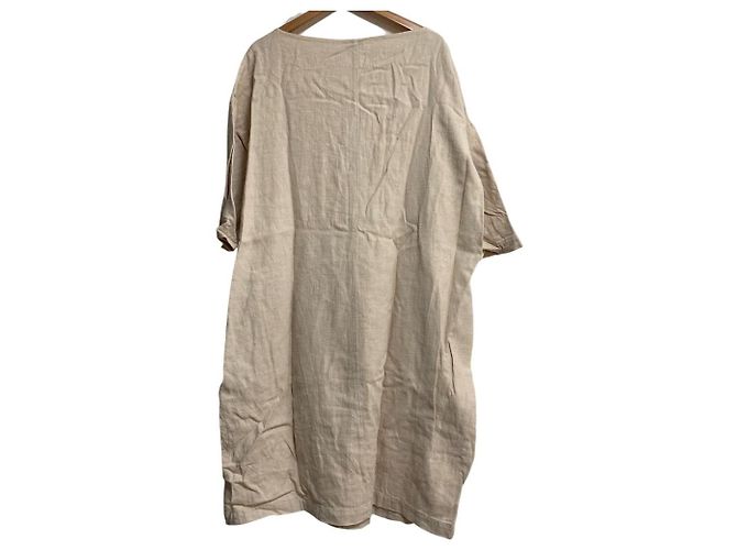 Autre Marque Abito in lino K3&CO.×WILD THINGS Beige Crudo - vista 2