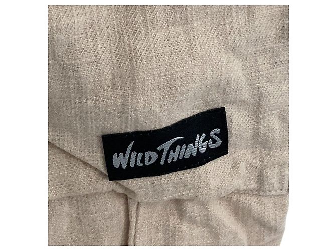 Autre Marque Abito in lino K3&CO.×WILD THINGS Beige Crudo - vista 3