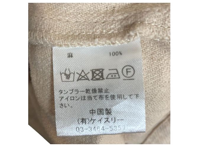 Autre Marque Abito in lino K3&CO.×WILD THINGS Beige Crudo - vista 5