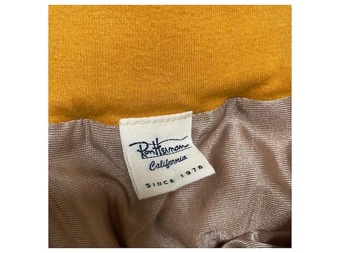 Autre Marque Saia de renda Ron Herman Amarelo - vista 3