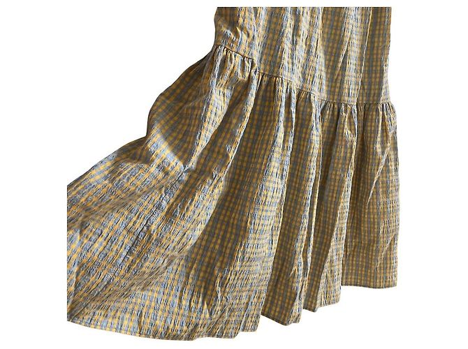 Autre Marque Falda de Patchwork a Cuadros Ray Beams Naranja - vista 3