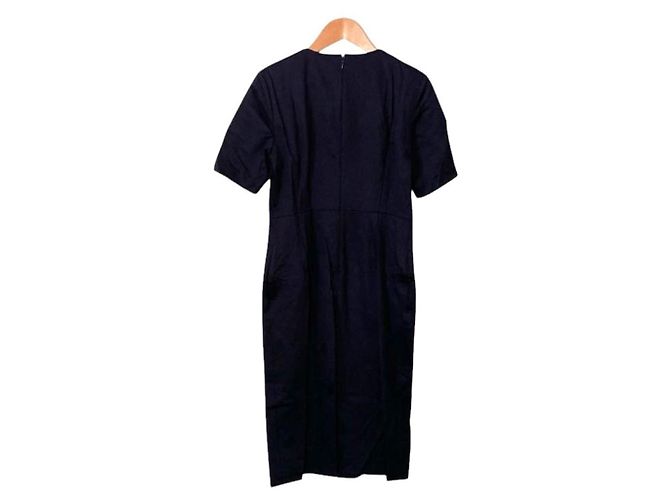 Autre Marque United Arrows Key Neck Engkleid Blau Marineblau - Ansicht 2