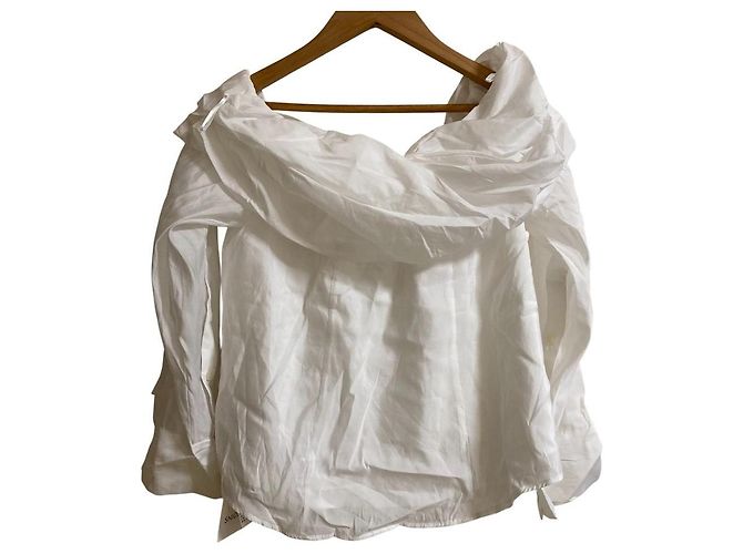 Autre Marque Blusa Off Shoulder Snidel Blanco - vista 3