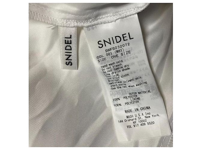 Autre Marque Blusa Off Shoulder Snidel Blanco - vista 5